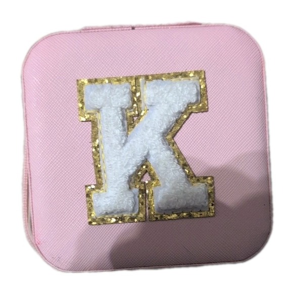 Small Jewelry Box Travel Portable Case For Ring Pendant Earring Box Pink K - Picture 1 of 2